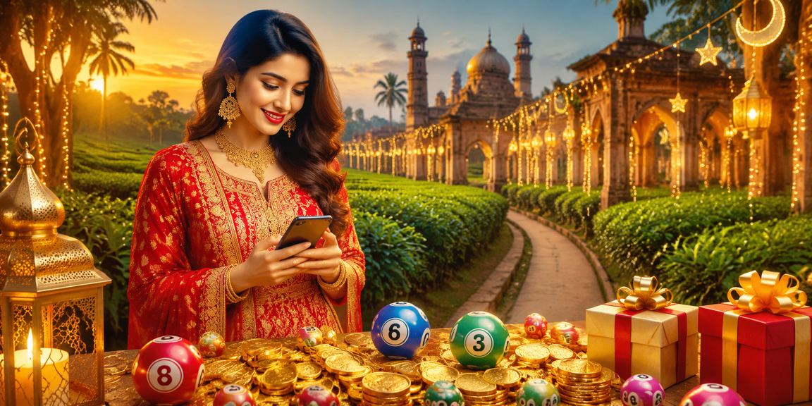 সোনারগাঁওয়ে ঈদ উৎসবে লটারি খেলার আনন্দ